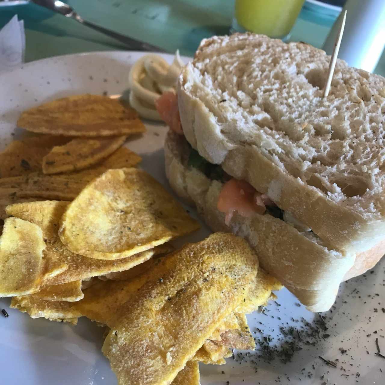 Sándwich de Salmón