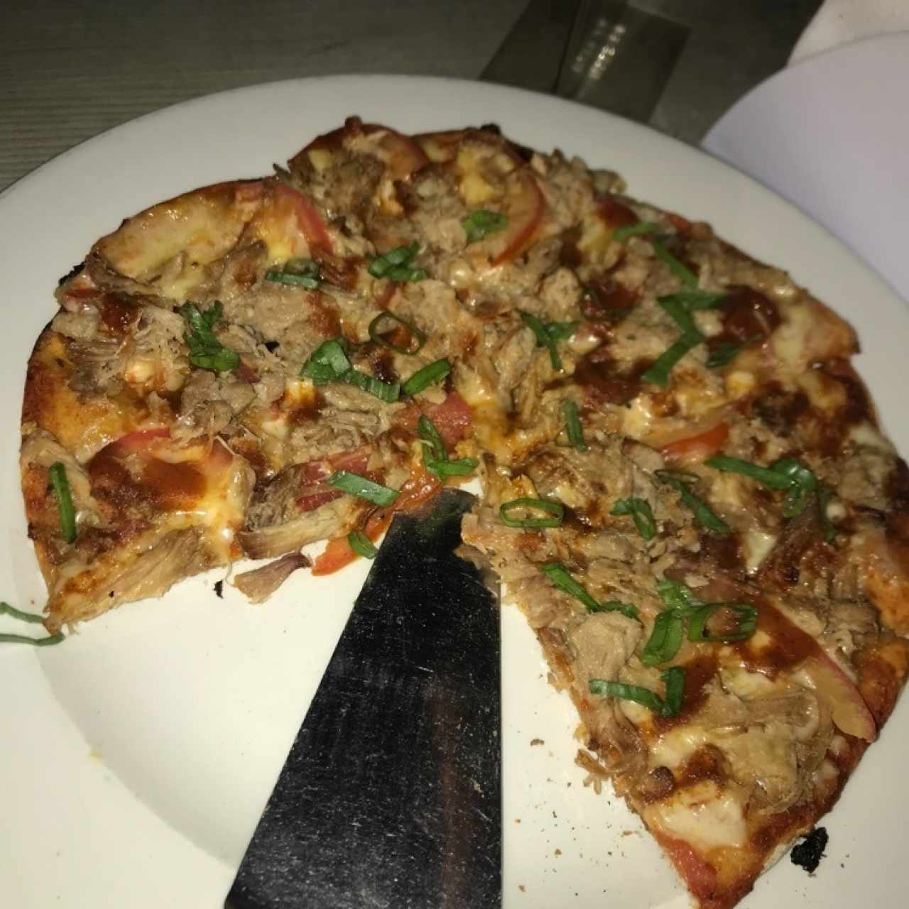pulled pork pizza 