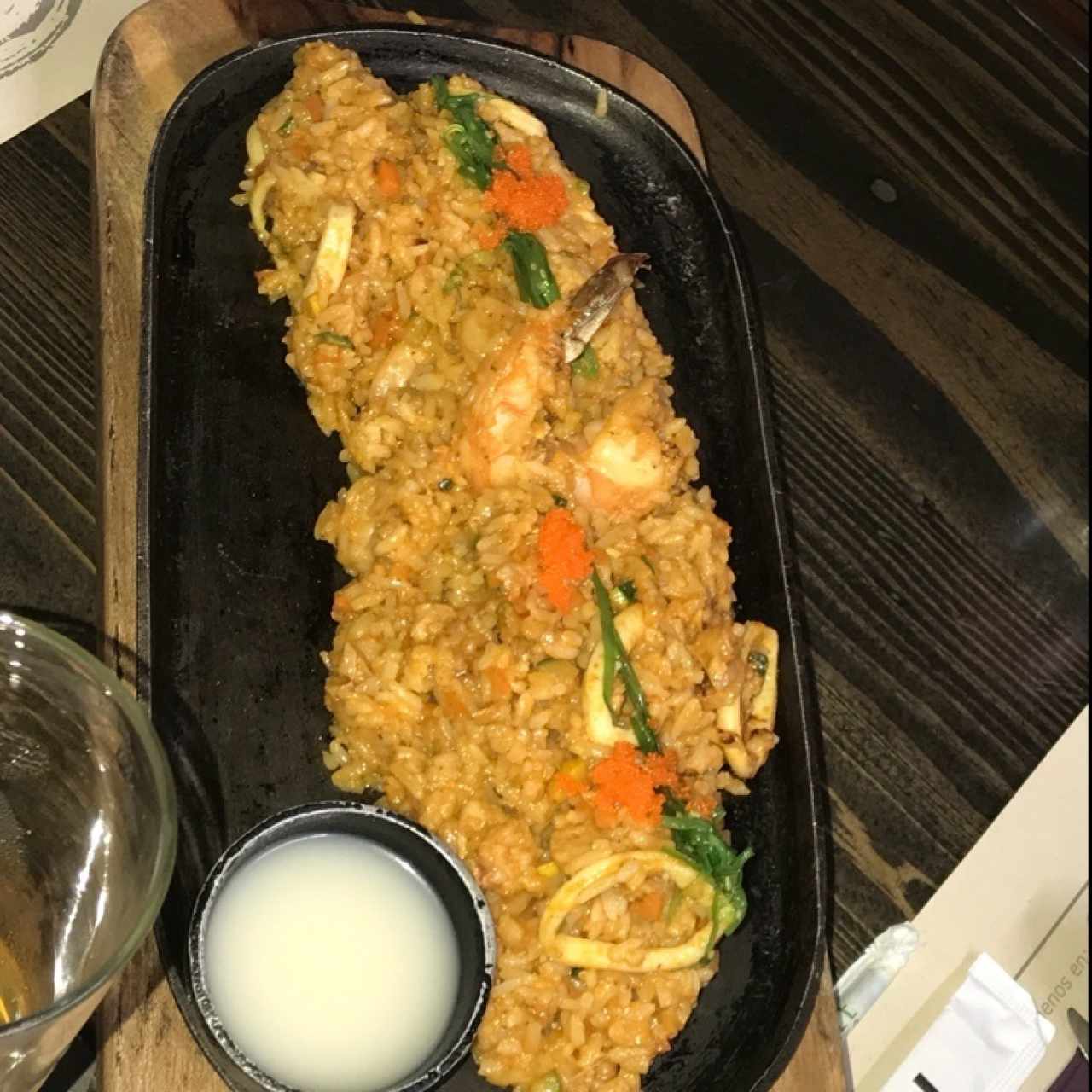 arroz con mariscos, increible, lo mejor!!!