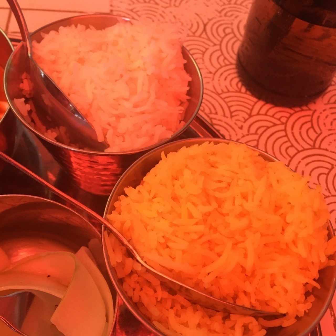 arroz basmati y arroz de azafrán