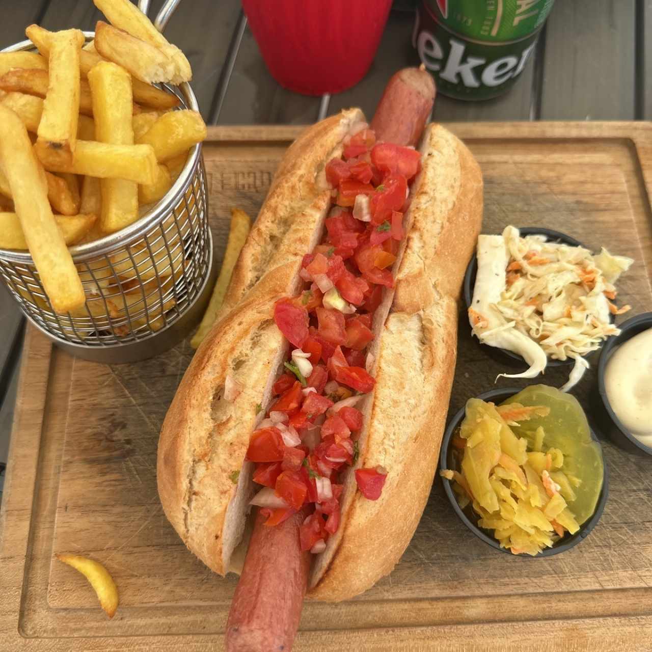 Hotdog de res XL
