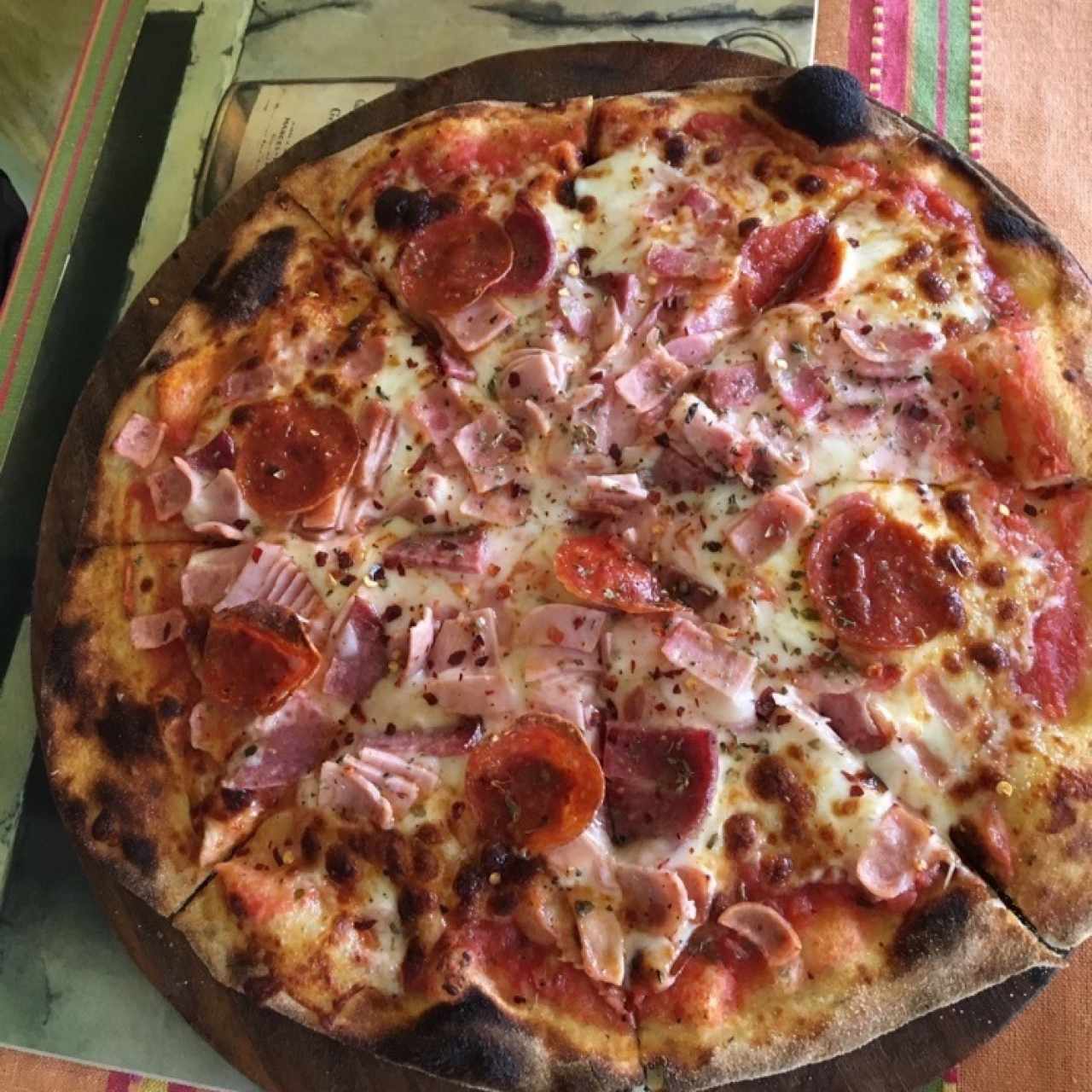 pizza combinacion de carnes