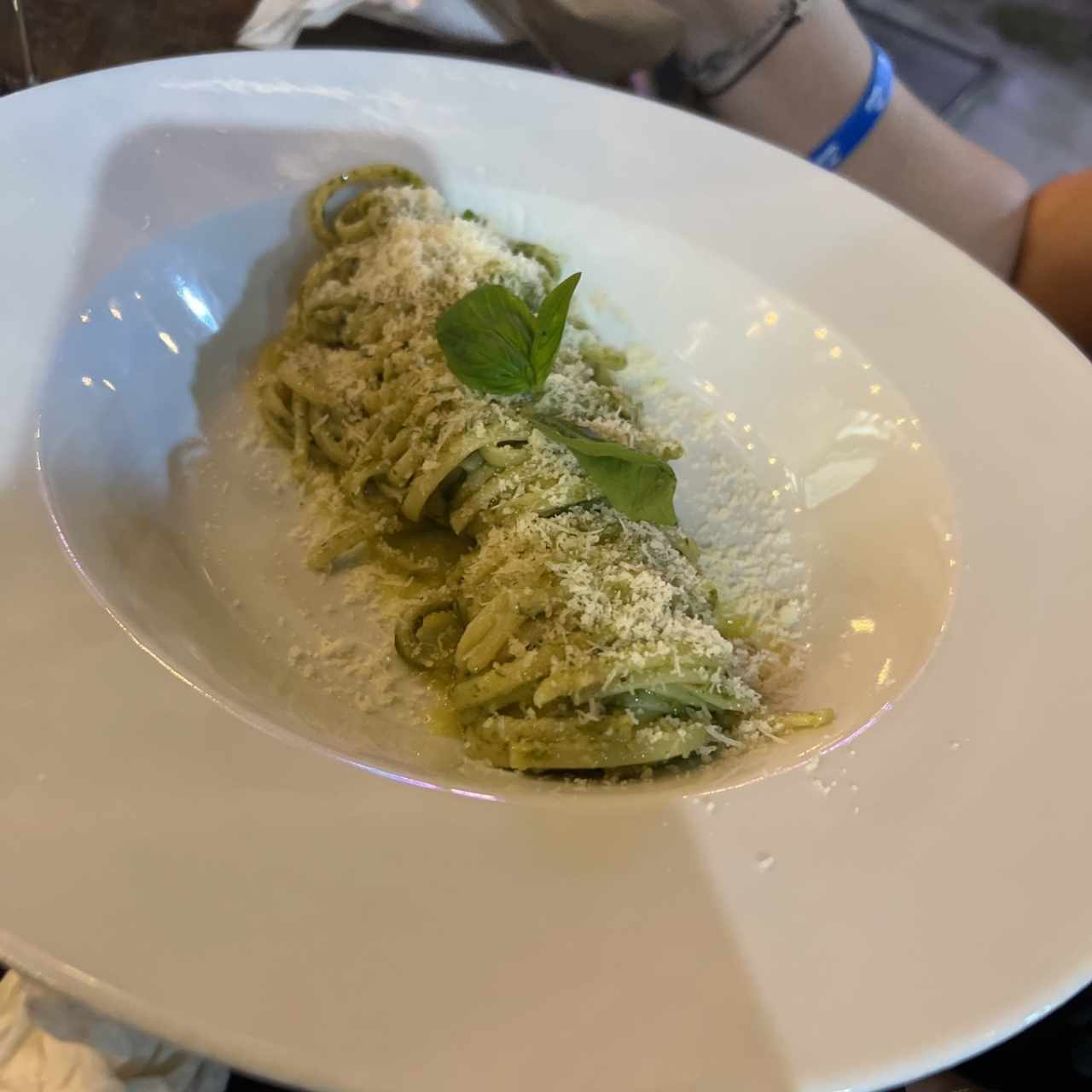 Linguine pesto