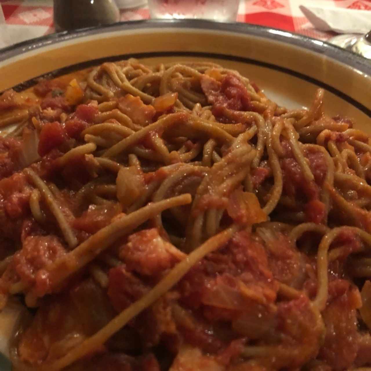 spaghetti amatricciana