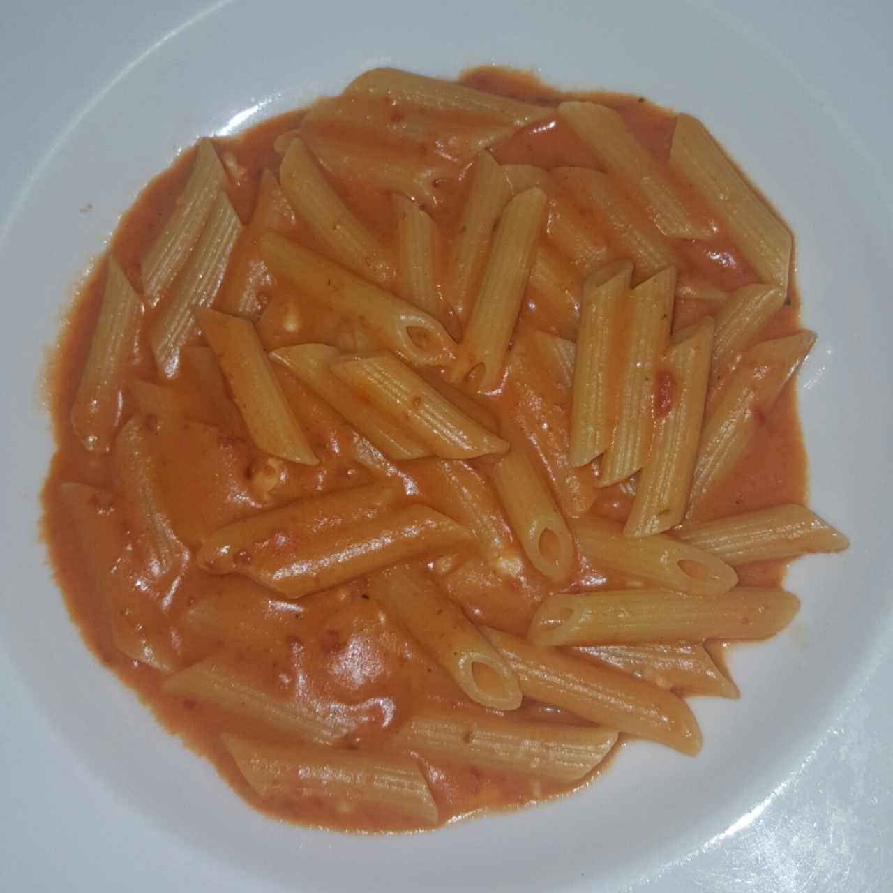 penne en salsa rosada