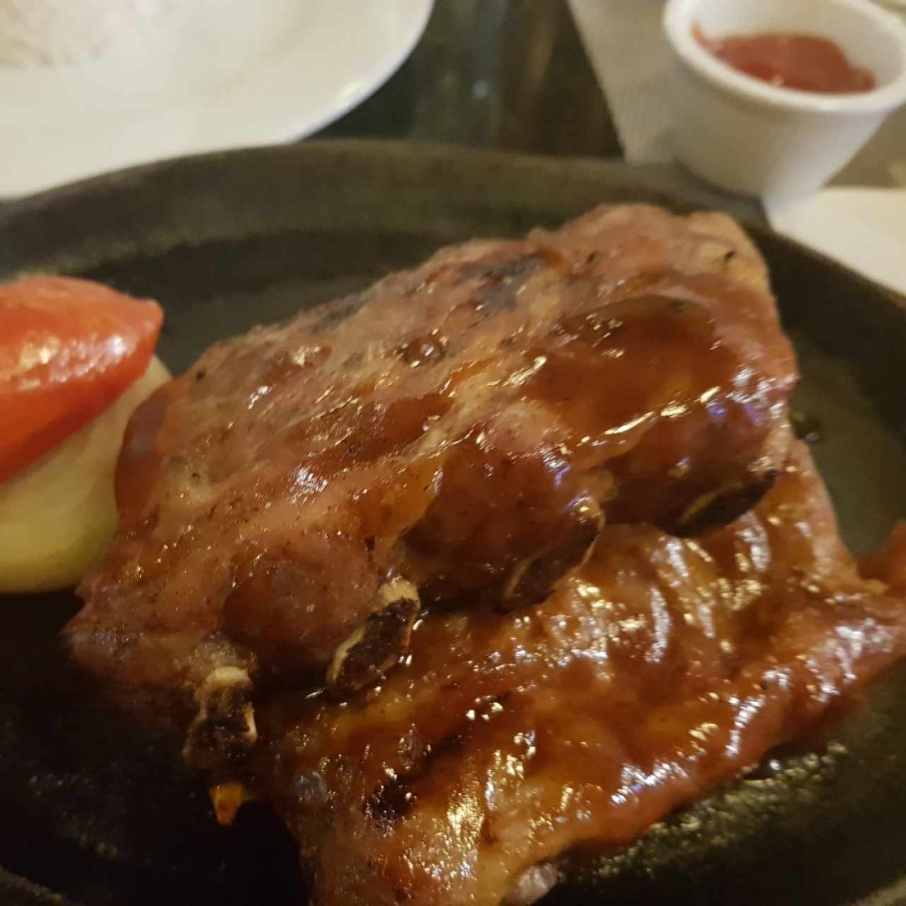 costillas BBQ con Jack Daniels