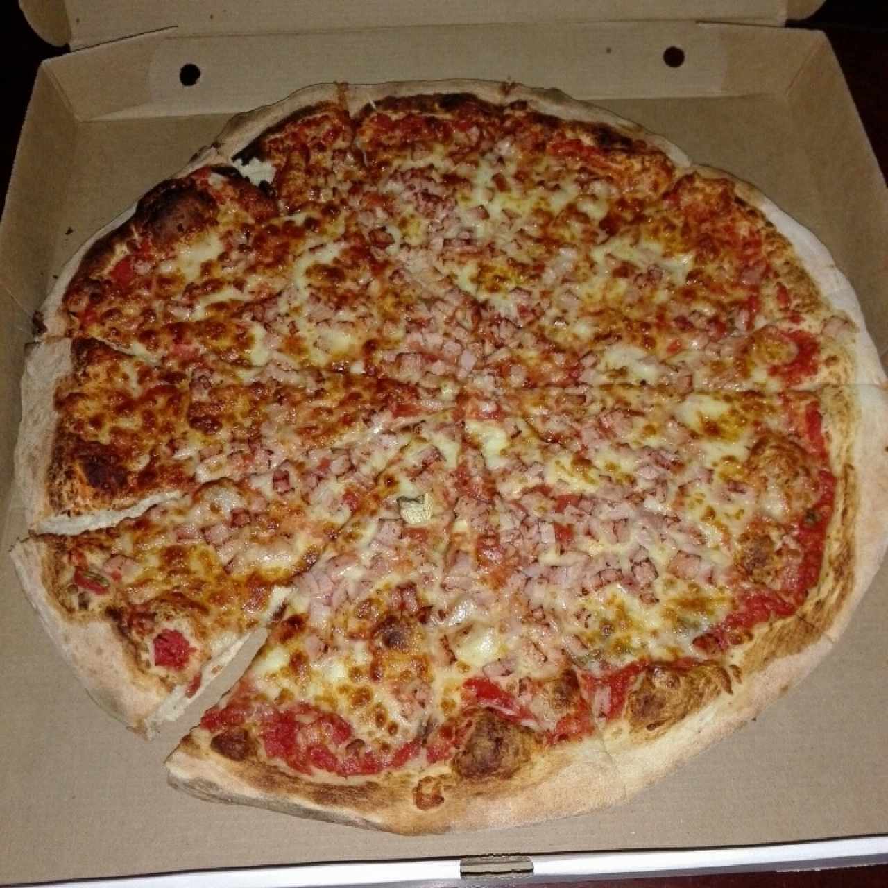 Pizza de jamón