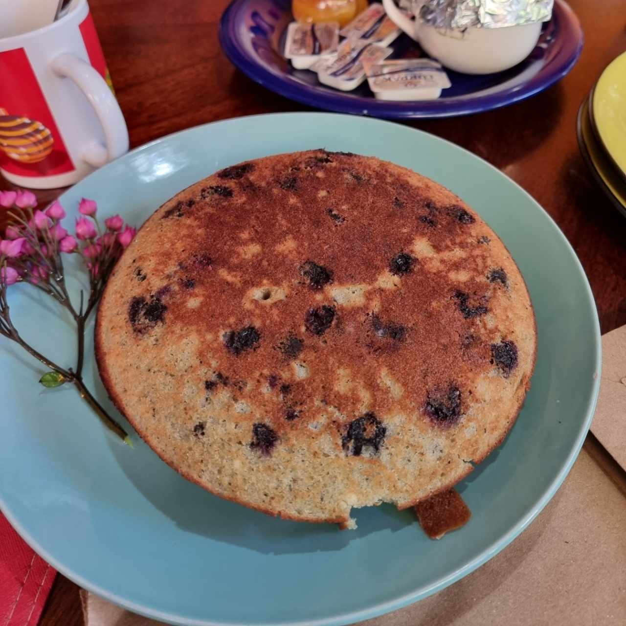 Pancakes de blueberry