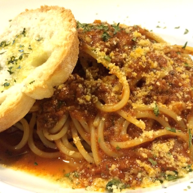 Spaguetti en salsa pomodoro