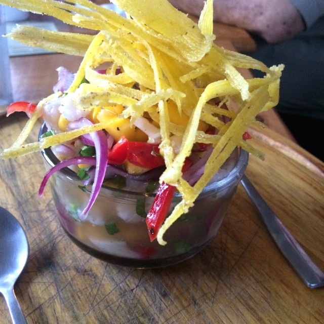 Ceviche estilo peruano