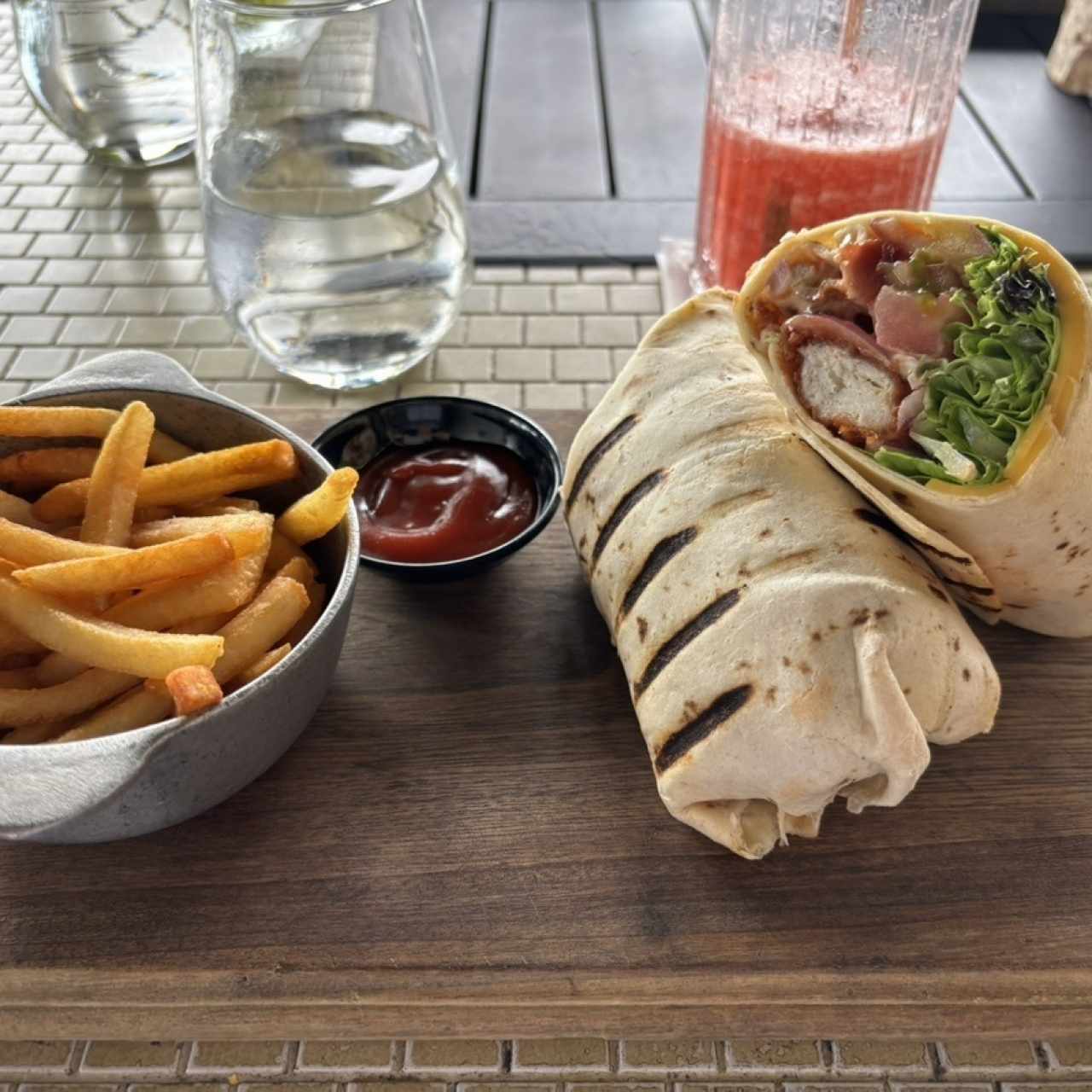 Wrap de Pollo o Vegetales