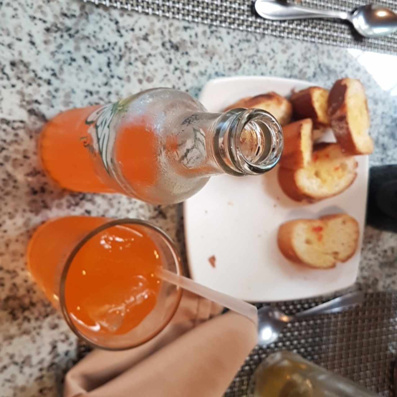 soda de naranja