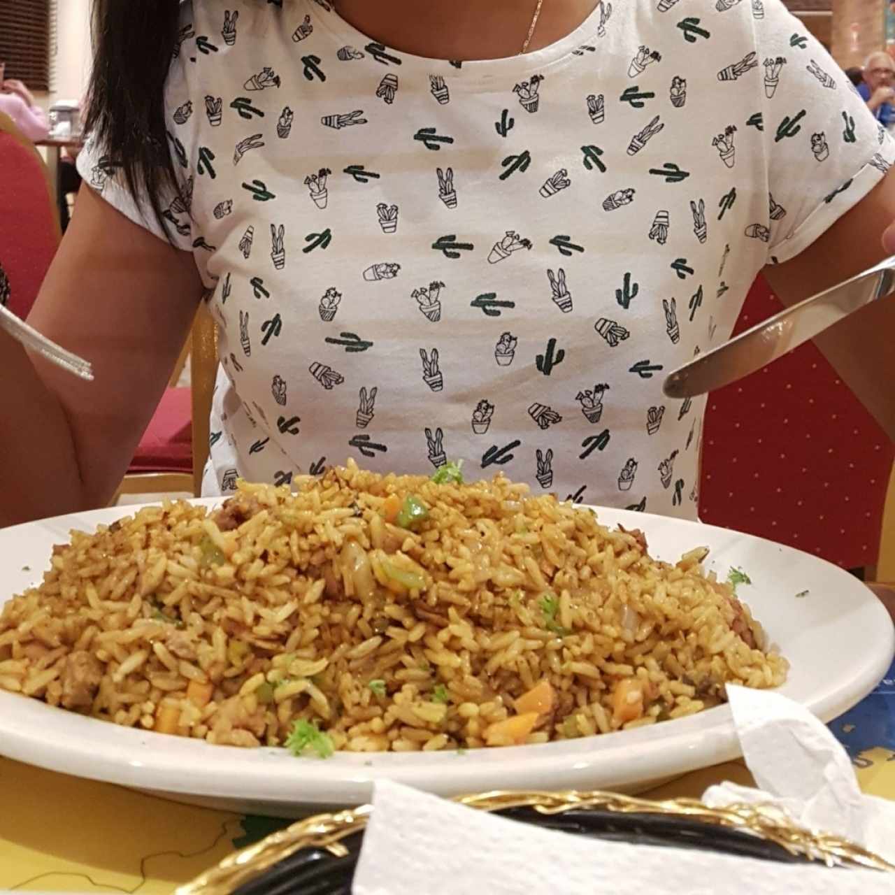 arroz  con puerco