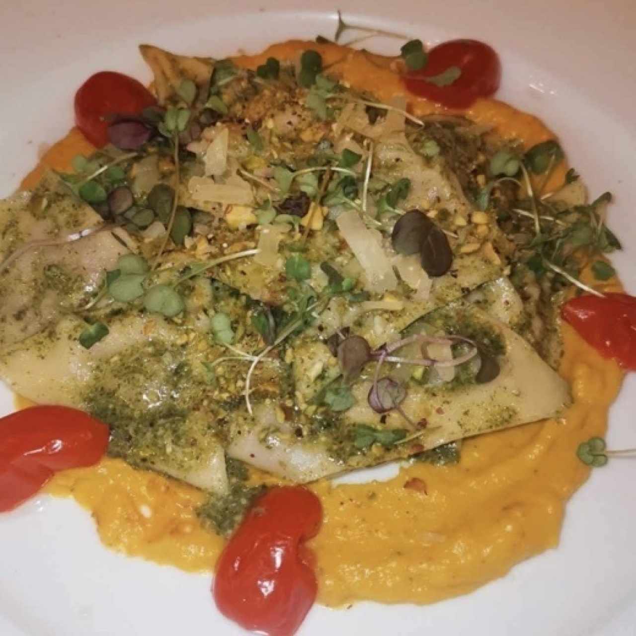 Raviolis de cordero