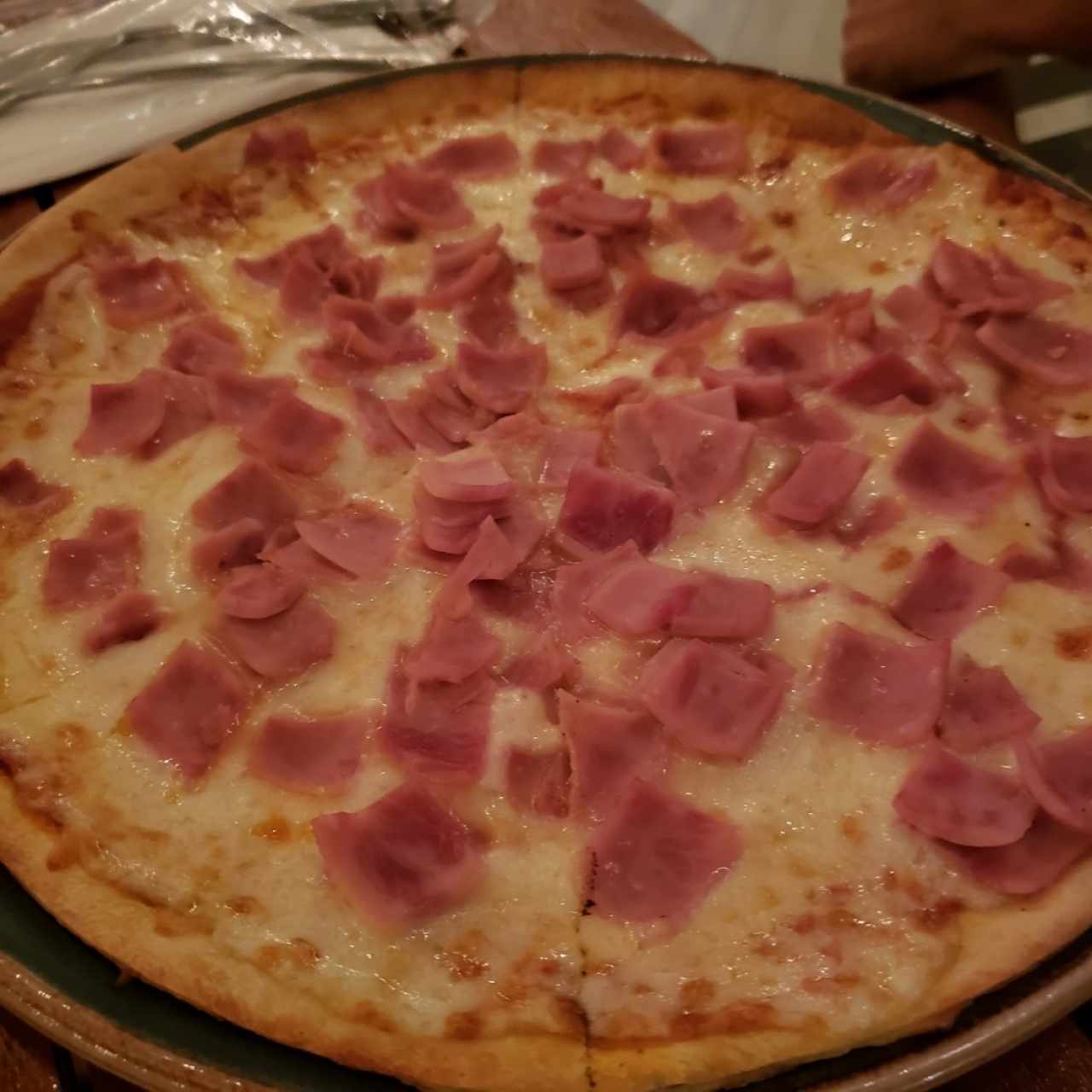 Pizza jamón 