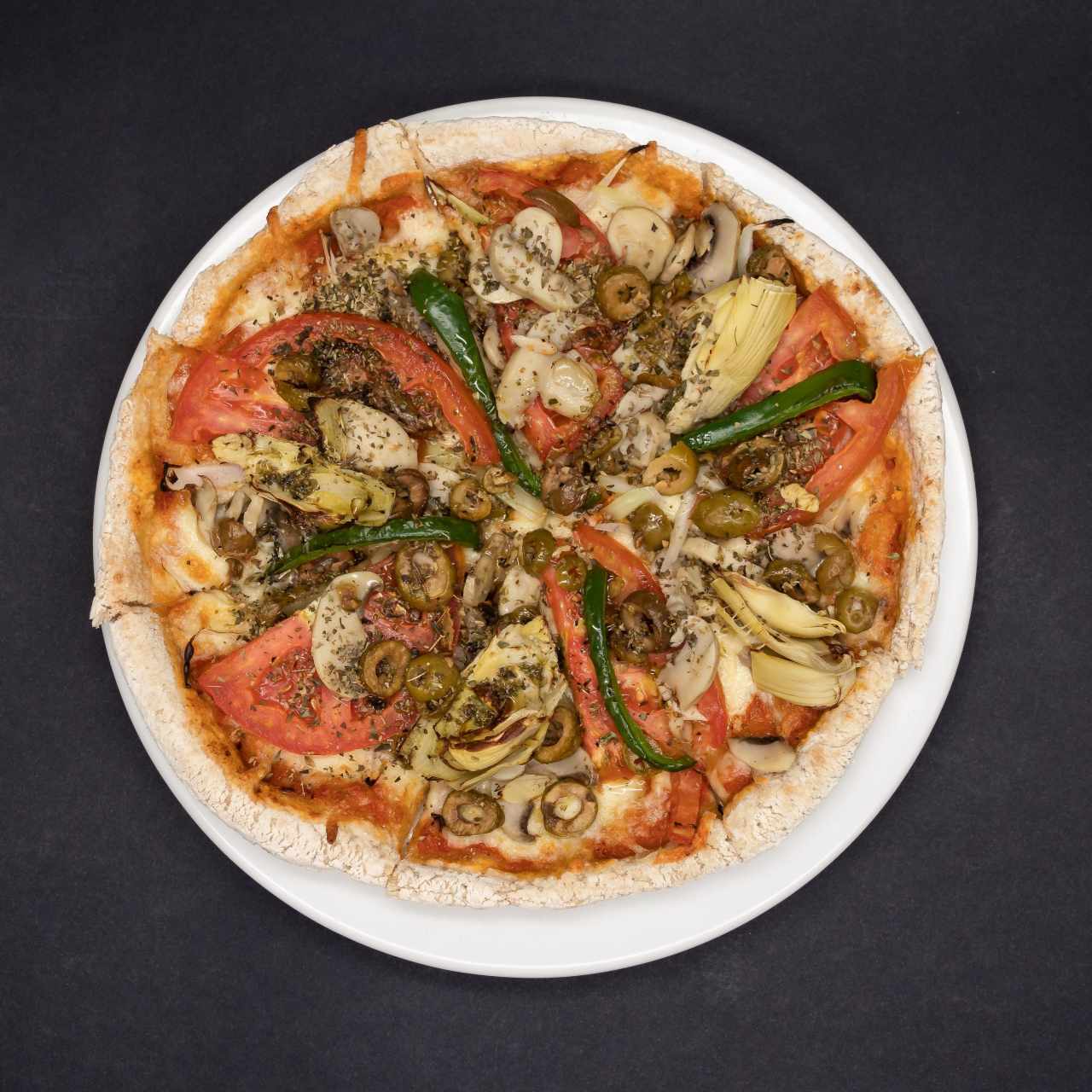 Pizza de vegetales