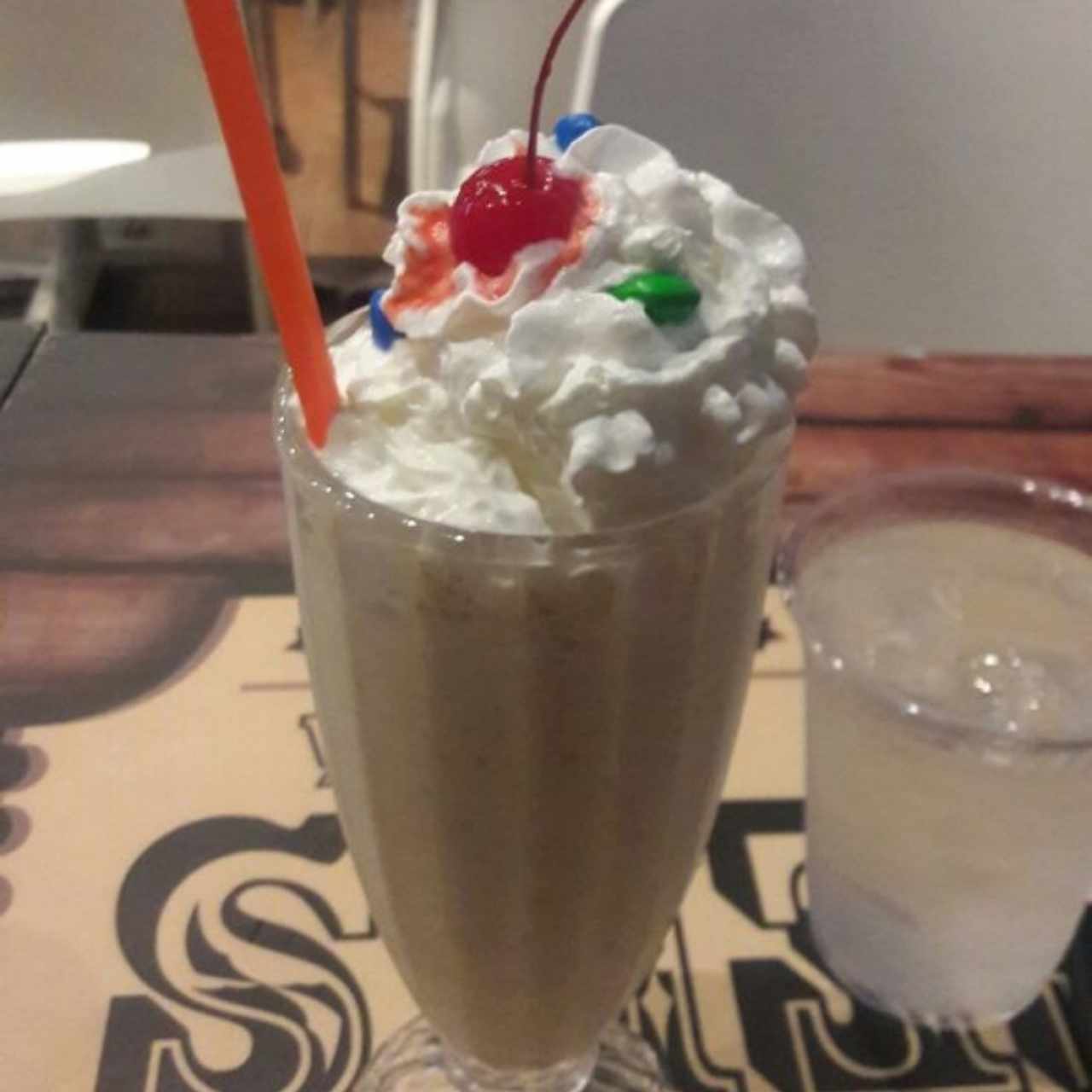 milkshake de m&m