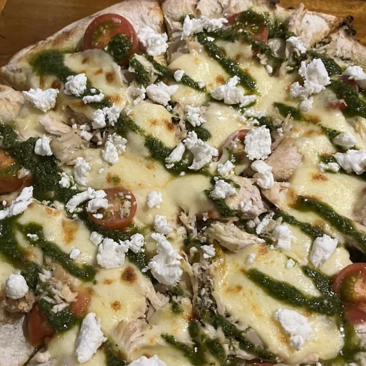 Pizza Napoletana - Pollo & Pesto