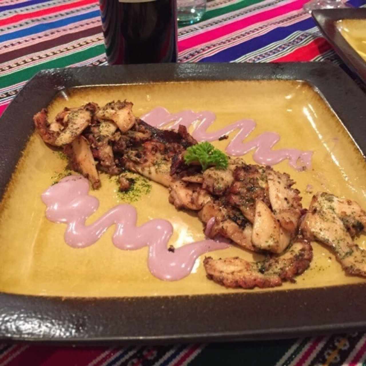 pulpo al carbon