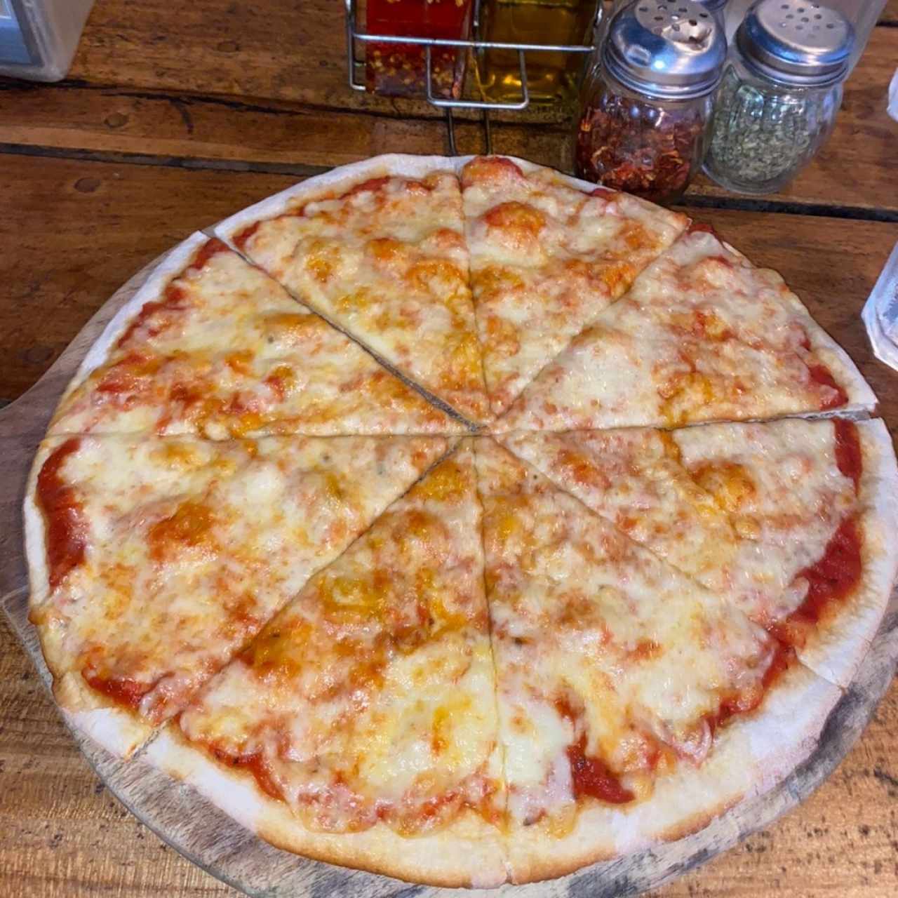 pizza de mozarella