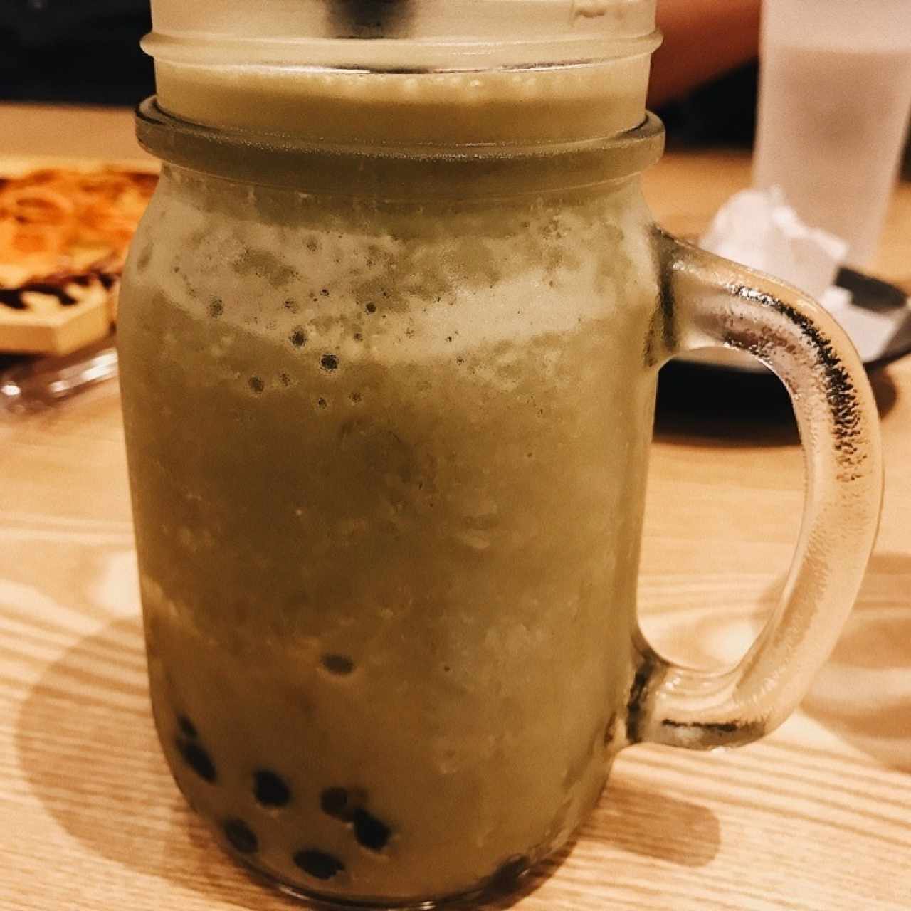 tapioca de té verde