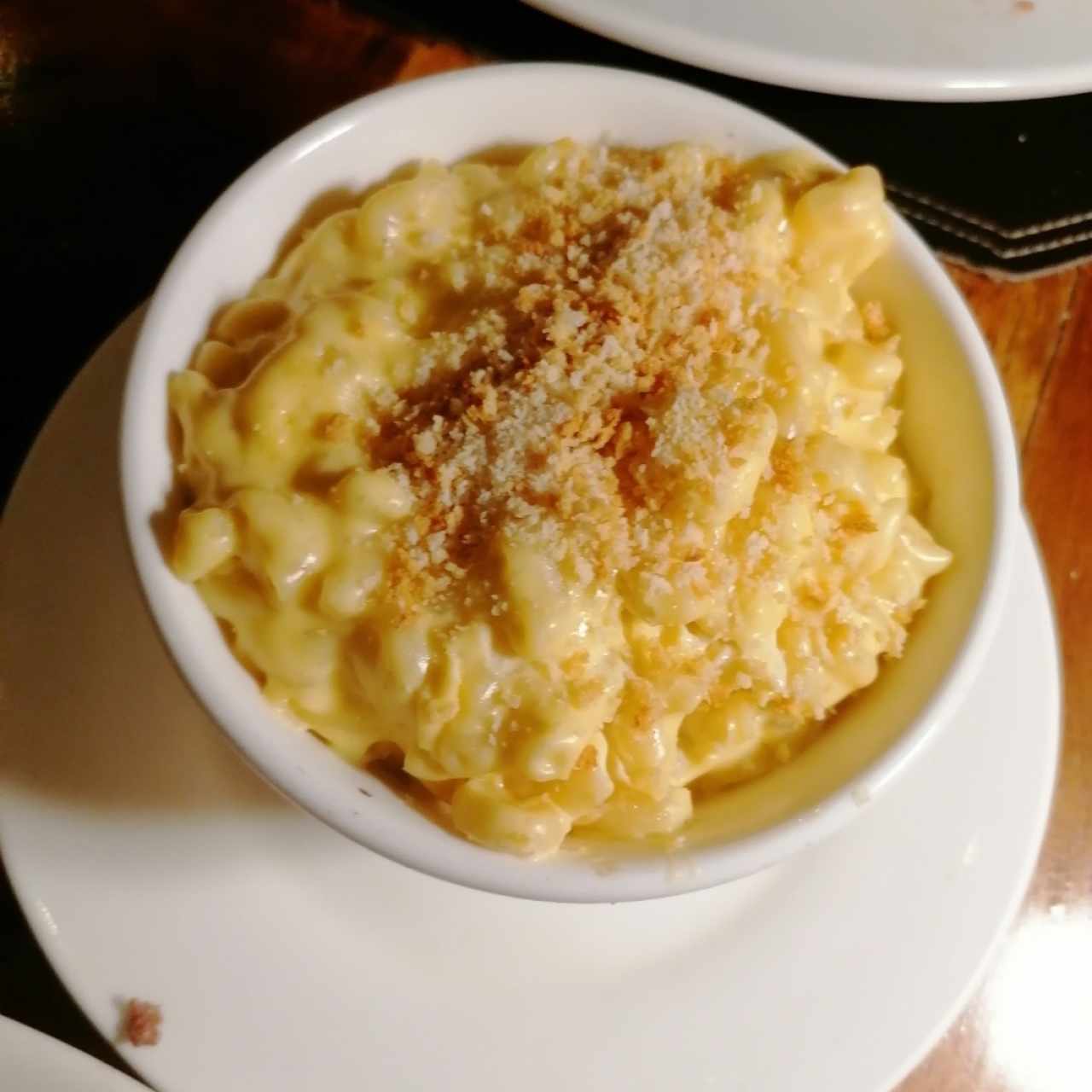 Mac and Cheese con panko tostado