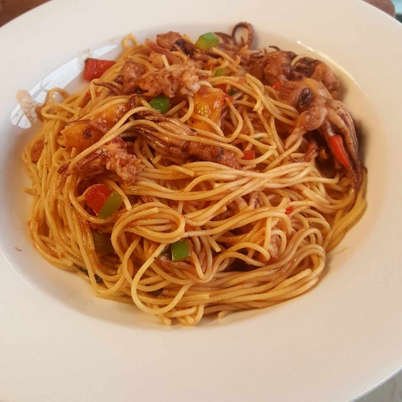 Spaguettis con Arañitas, especial de la semana