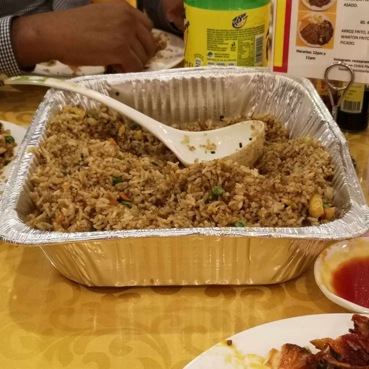 bandeja mediana de arroz combinación