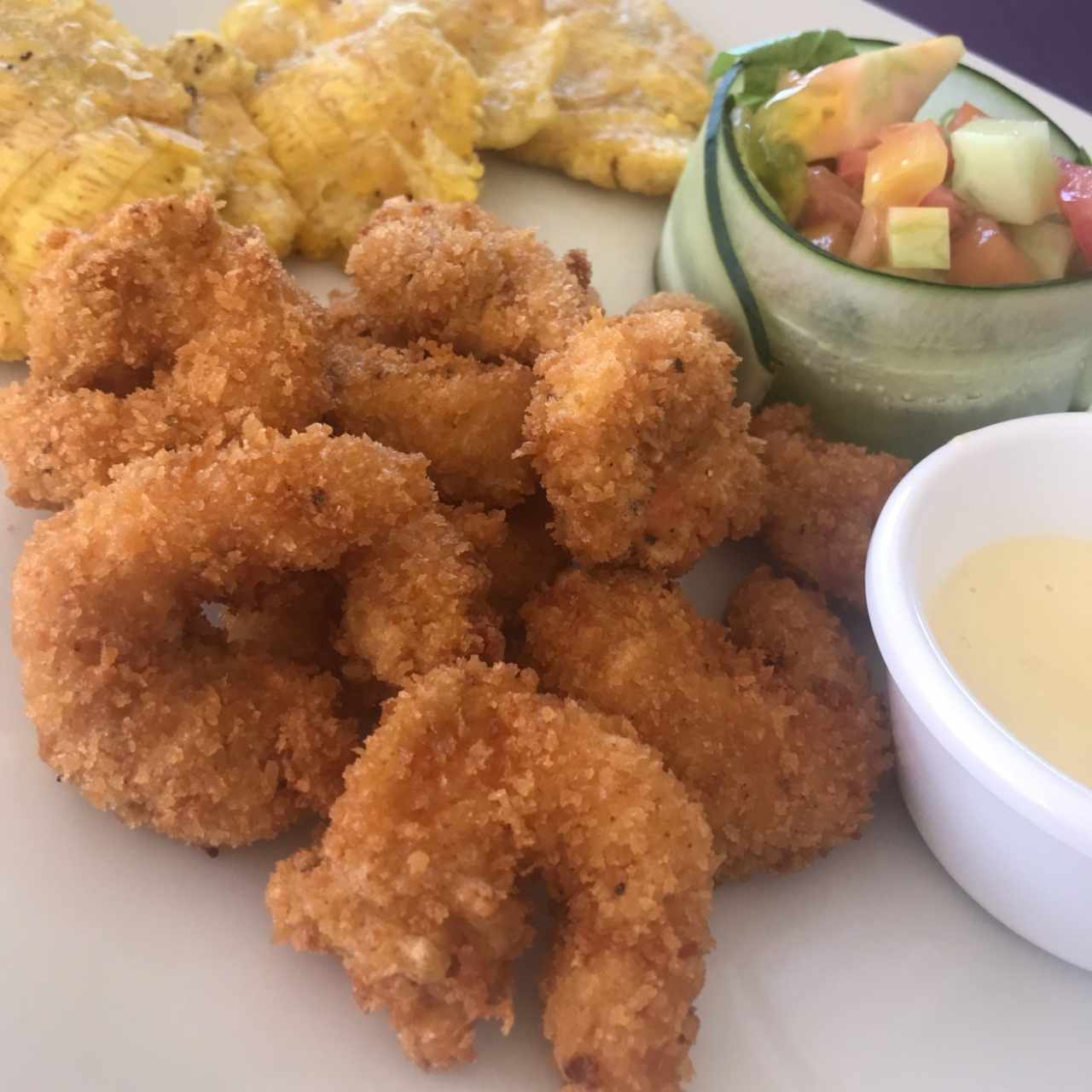 Camarones apanados