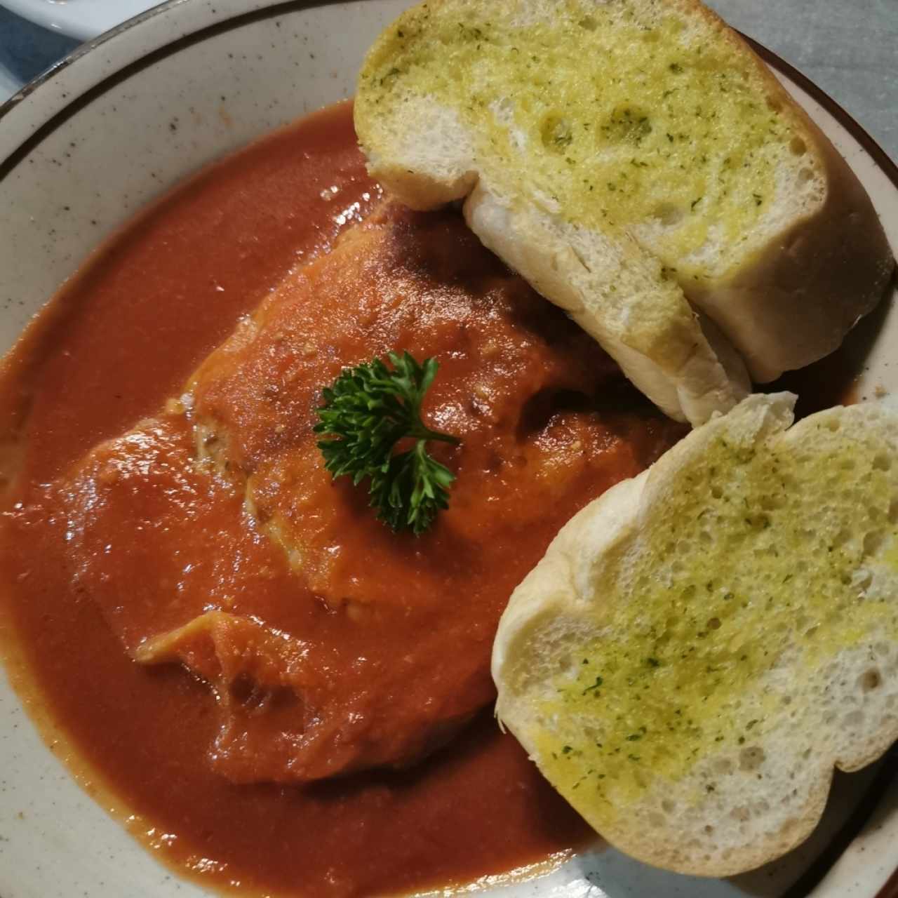 Lasagna carne salsa roja 