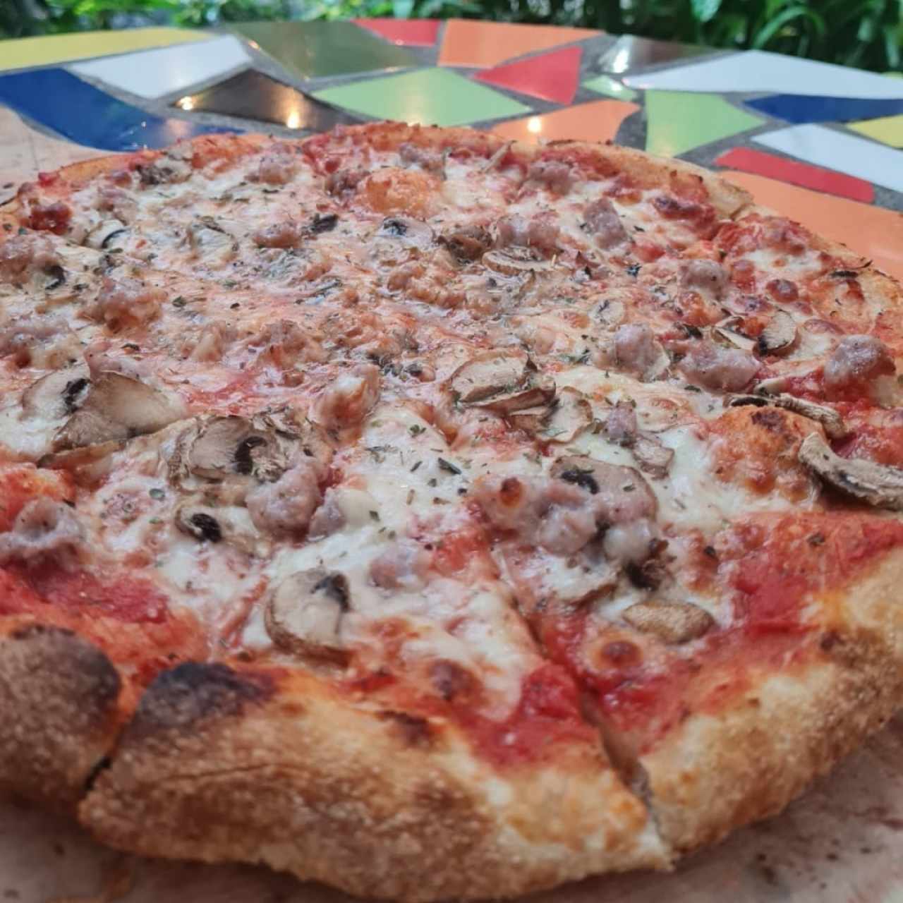 pizza chorizo italiano artesanal
