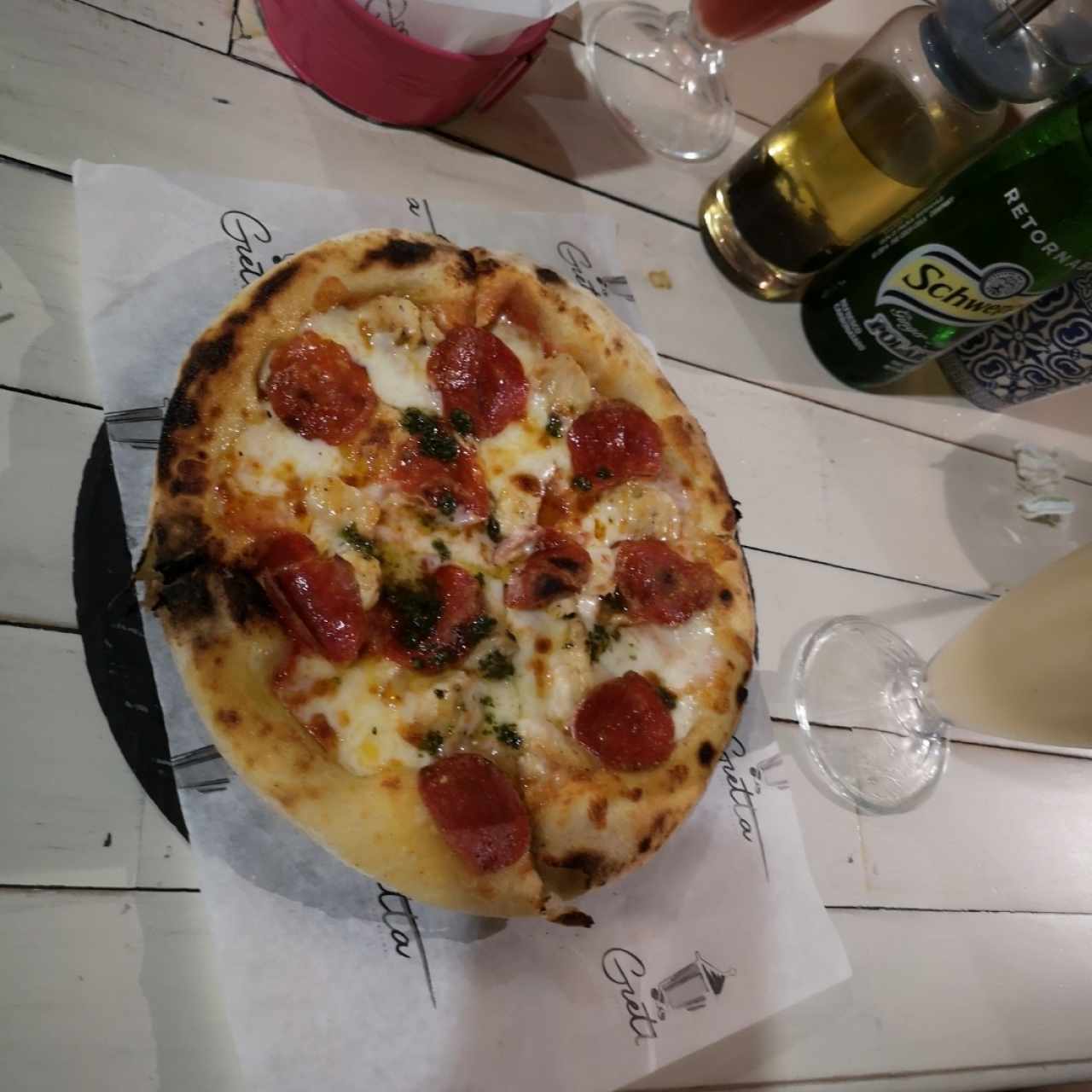 Pizza de Jamón y Peperonni 