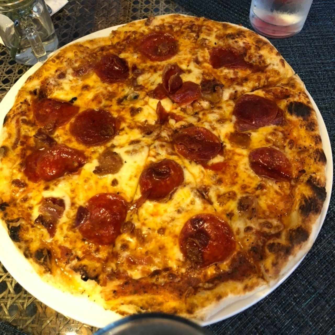 Pizza de Tocino y Miel