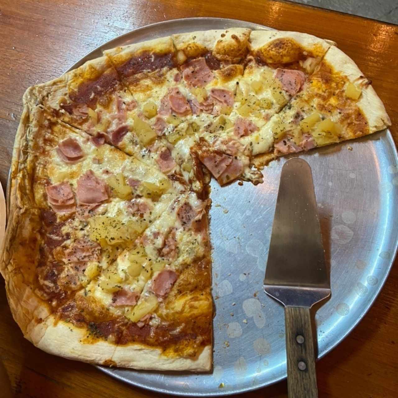 Pizza Hawaiana de 16”