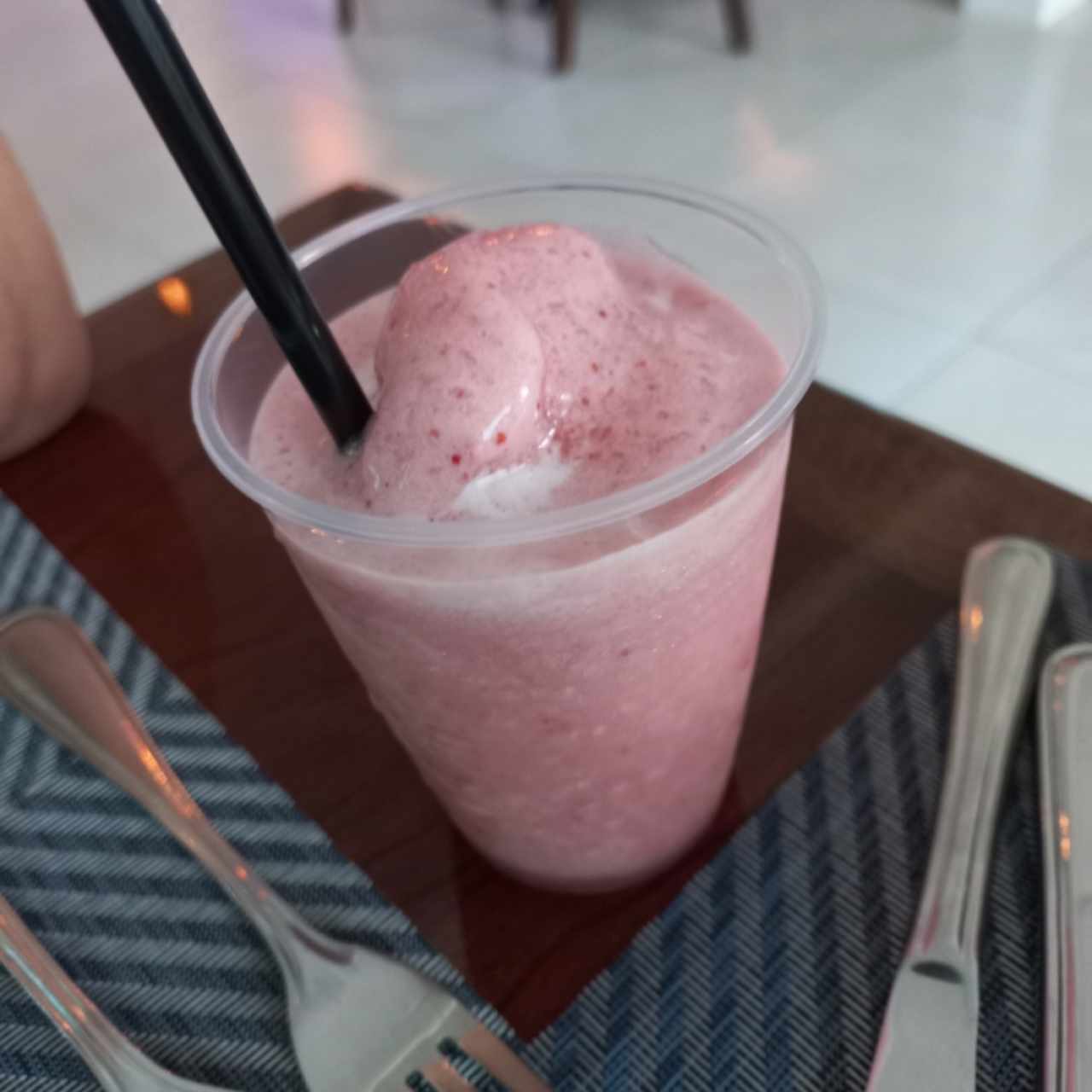 Batido de fresa
