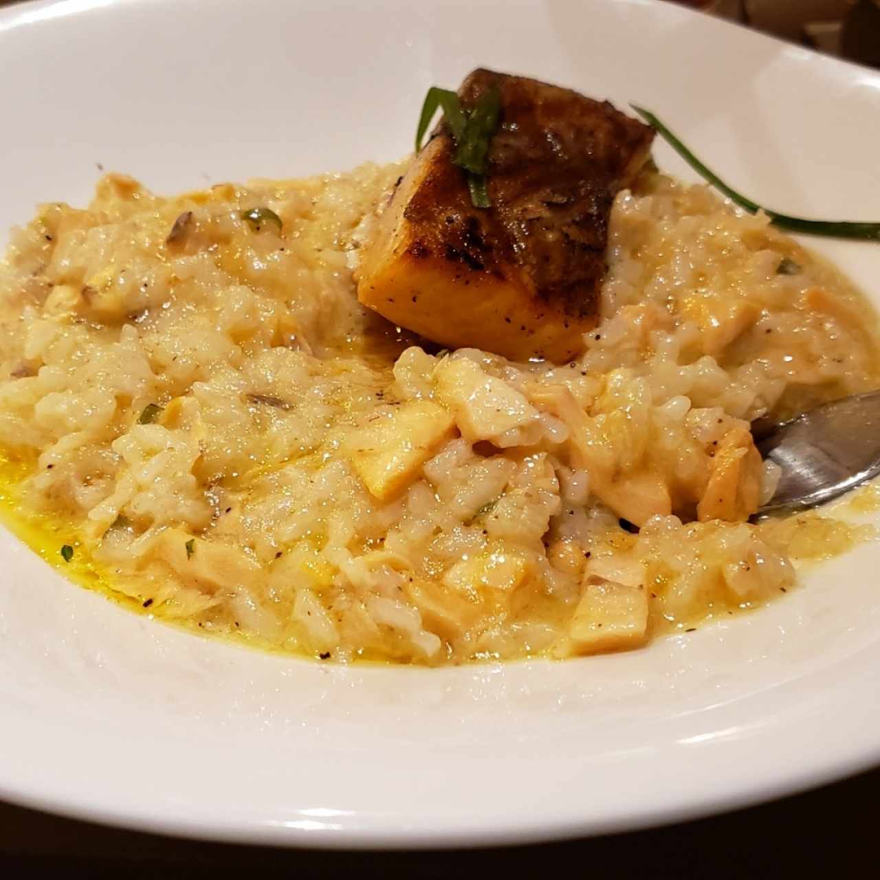 Risotto de Salmón