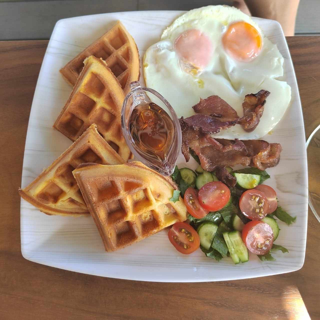 waffle breakfast 