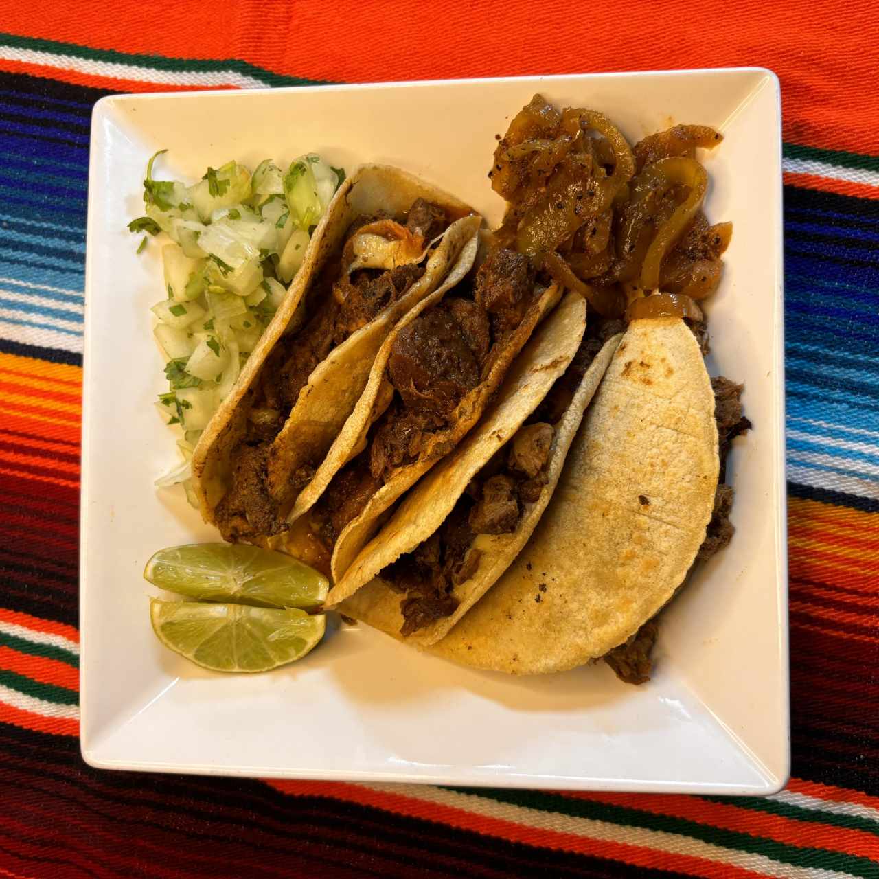 Tacos de Discada Norteña con queso (4 tacos)