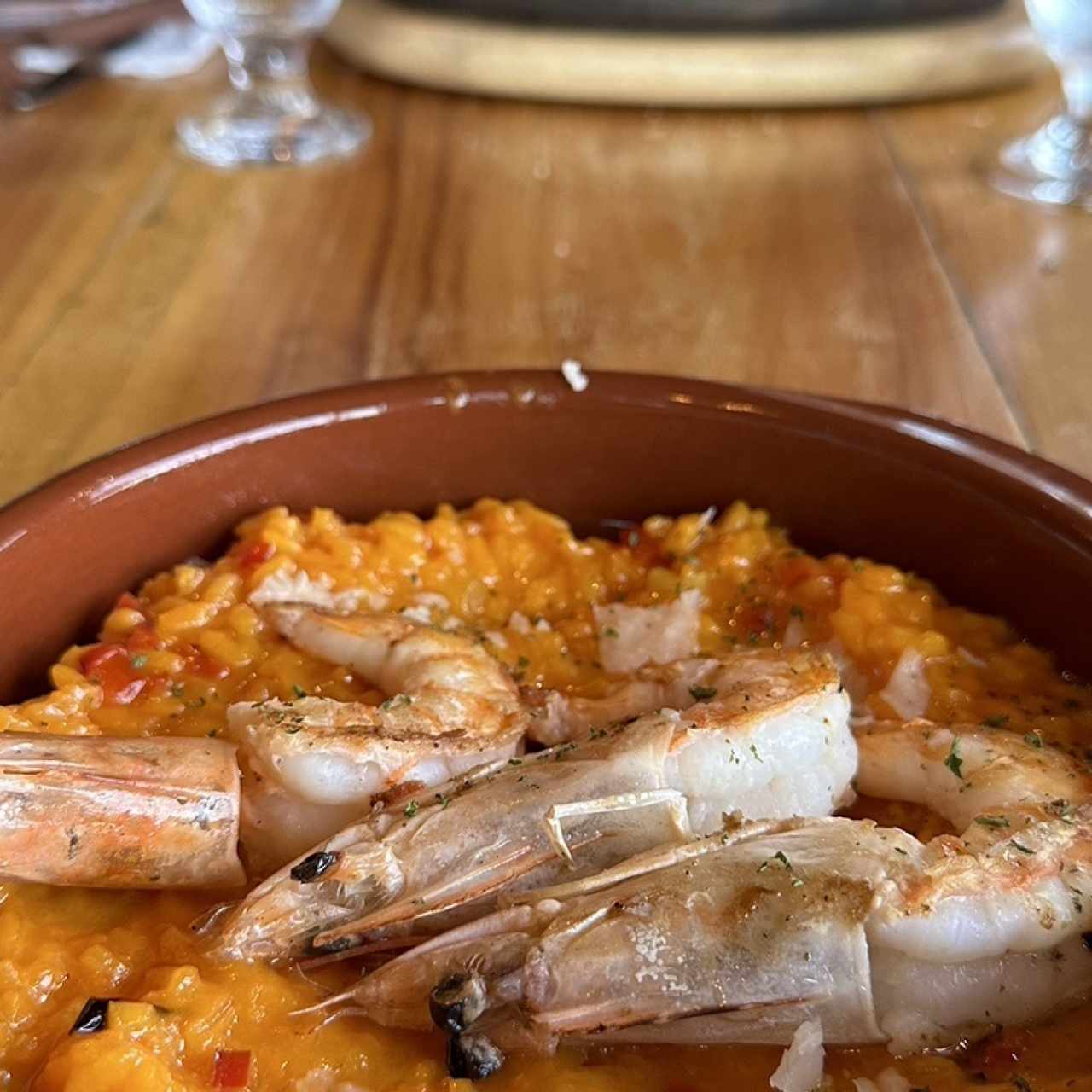 Risotto de Camarones