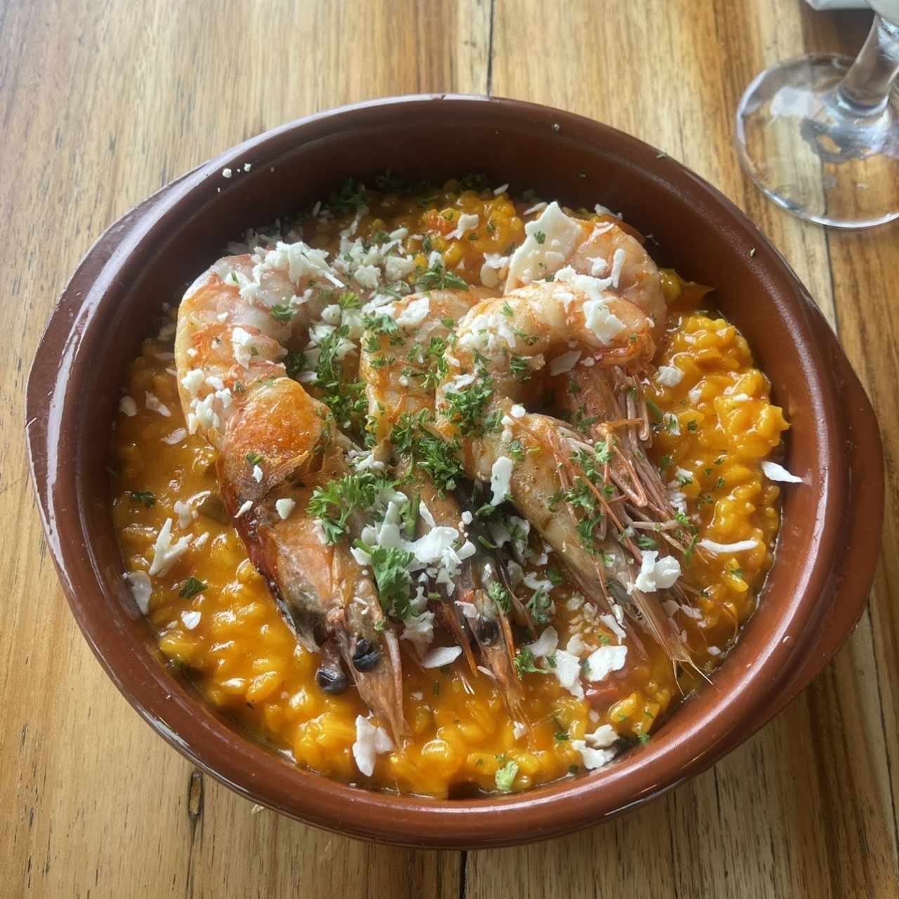 Risotto de Camarones