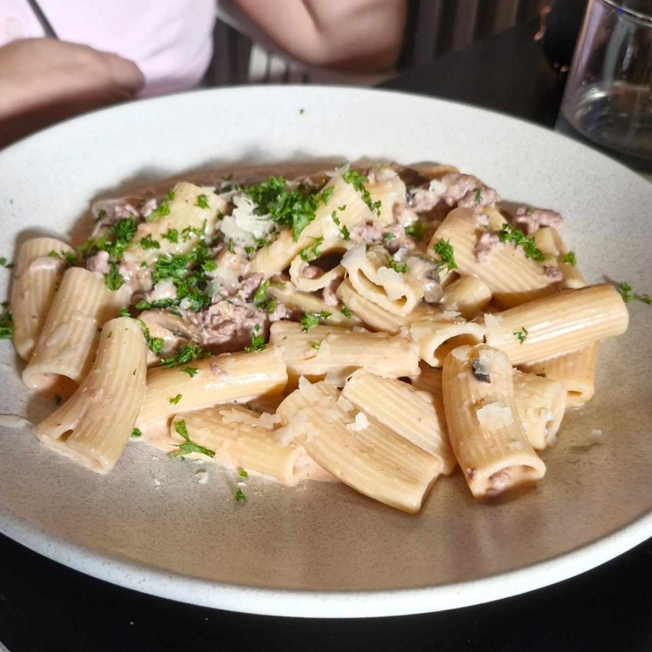 Rigatoni bascaiola