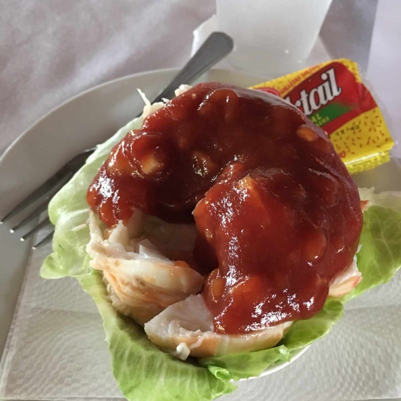 Coctel de langosta (“al ketchup”)