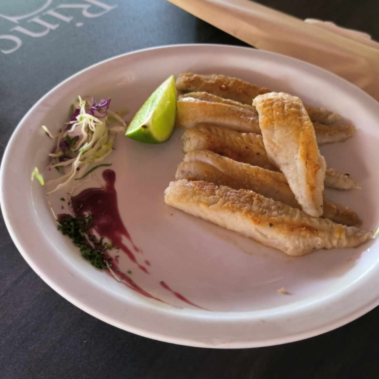 Filete de pescado (guabina) a la plancha