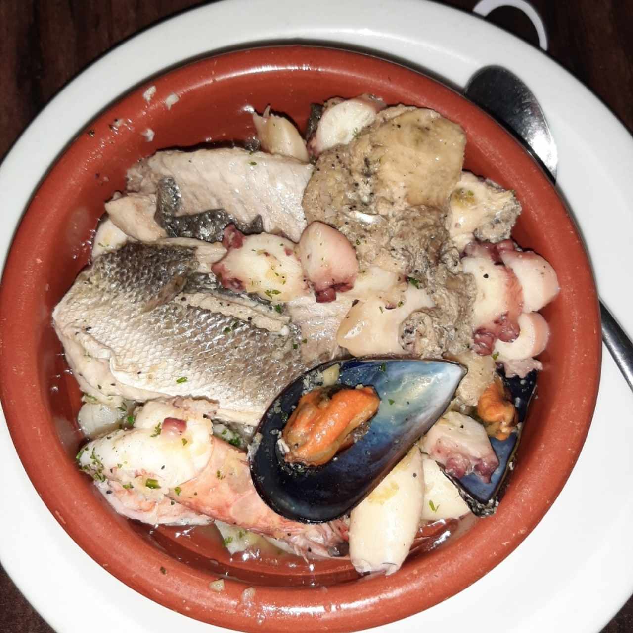 cazuela de mariscos