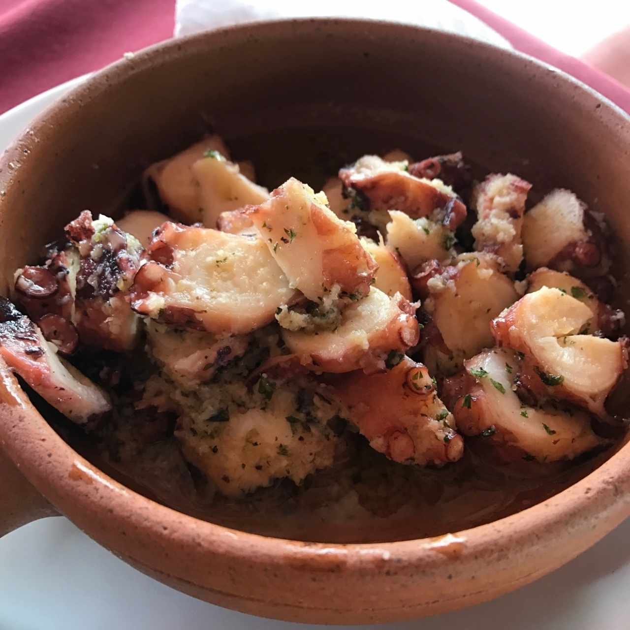 Pulpo al ajillo