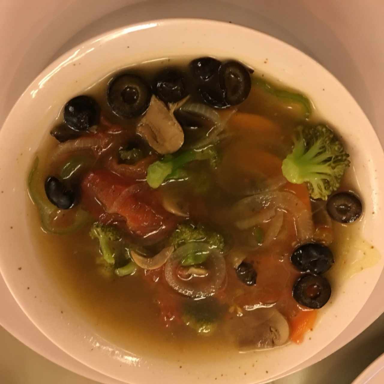 sopa de vegetales