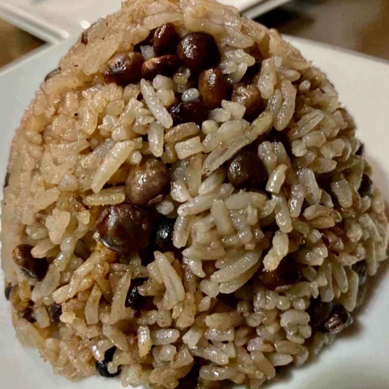 arroz con guandú y coco