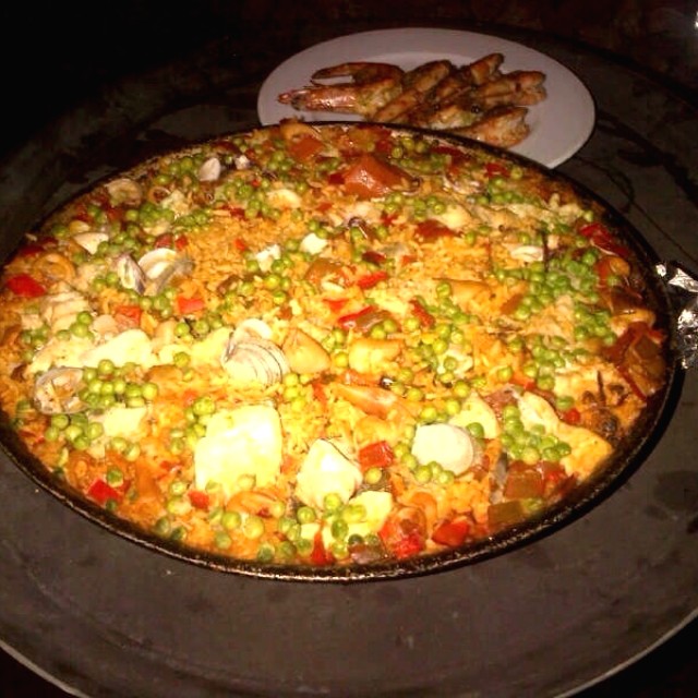 Paella mar y tierra 