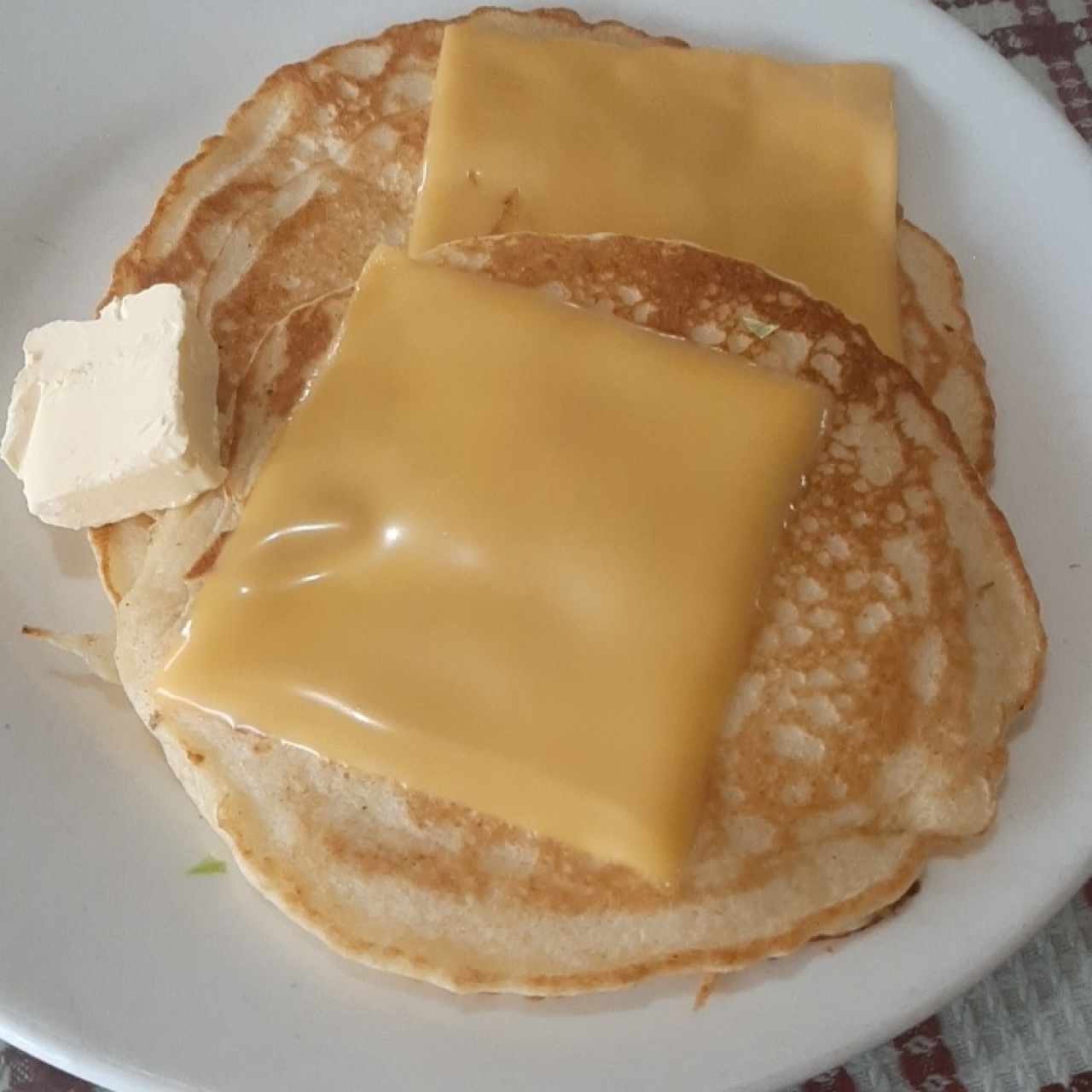 pancakes con queso
