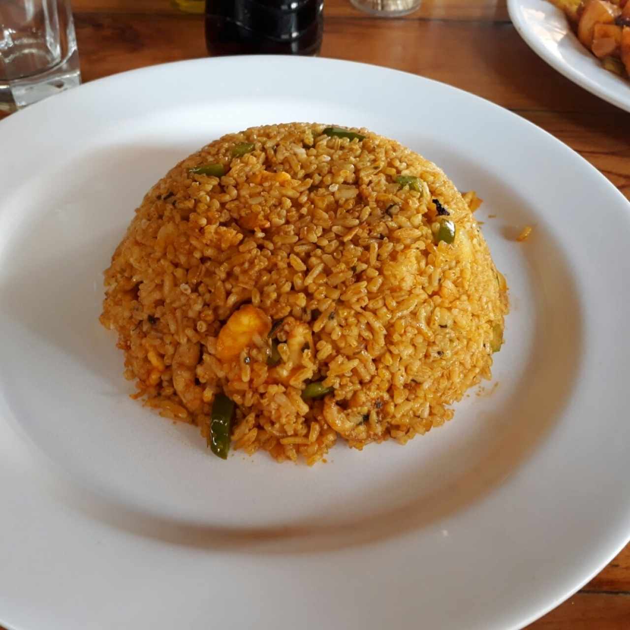 arroz con camarones 